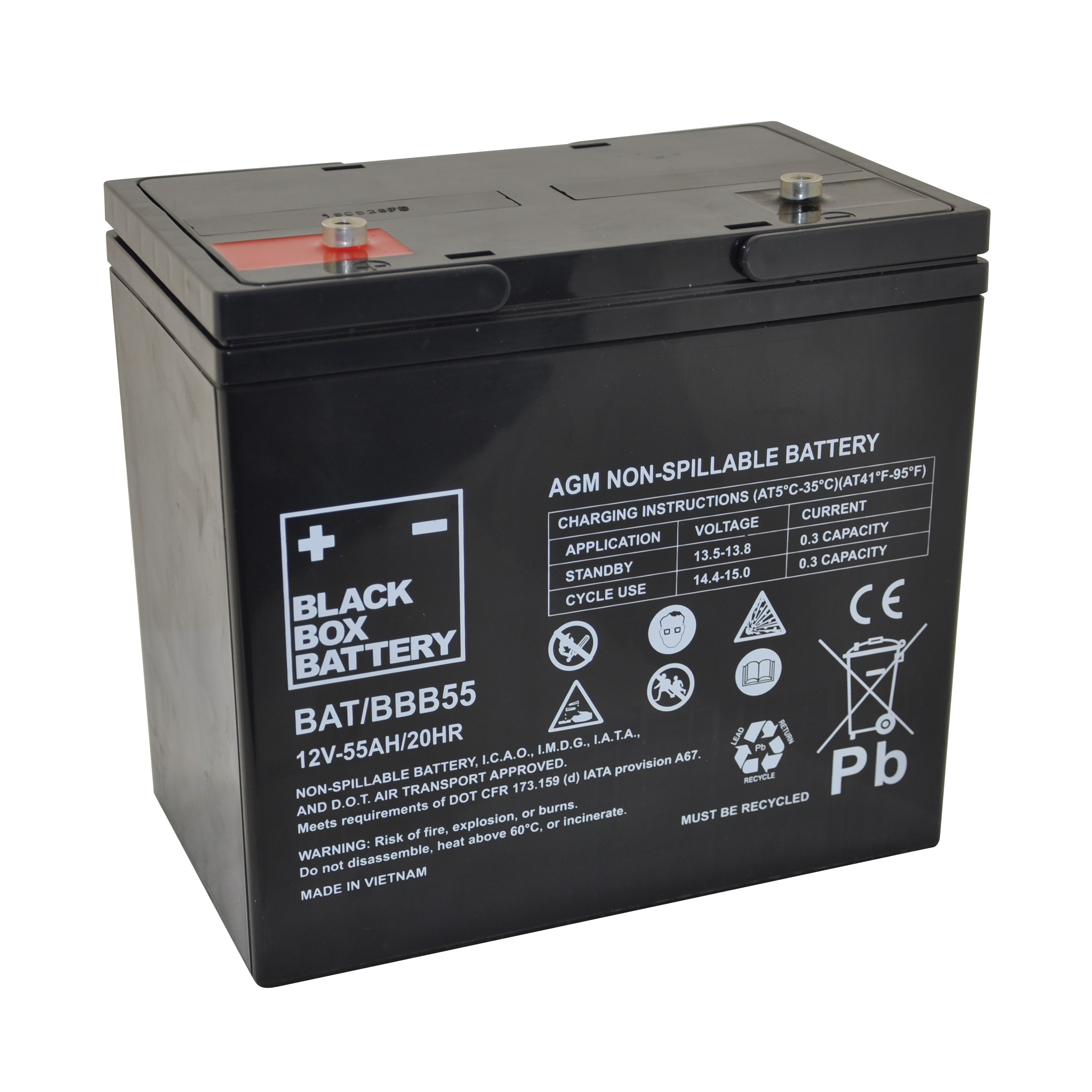 55Ah MK AGM Battery Flexel Mobility