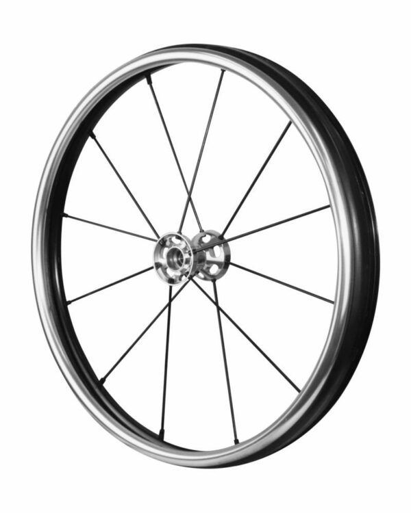 24" Spinergy LX Wheel Black Spokes with FLEXRIM