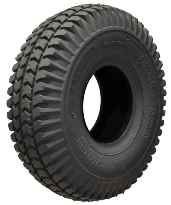 300 X 4 Grey Block Tyre