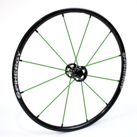 24" Spinergy LX Wheel Green Spokes