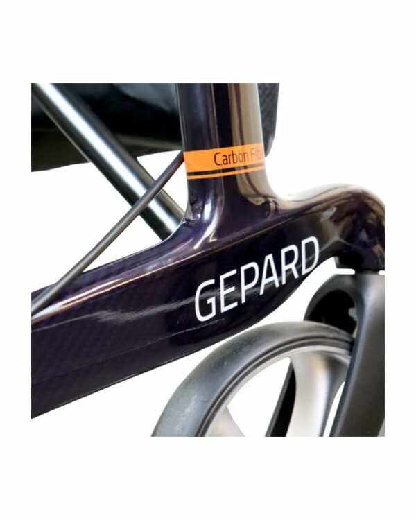 Gepard Carbon Fibre Rollator Purple 62CM - Image 2