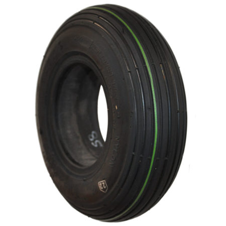 250 X 4 Black Infilled Rib Tyre