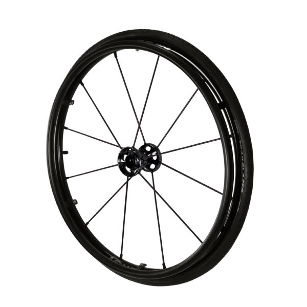 24" Spinergy LX Wheel Black Spokes Complete