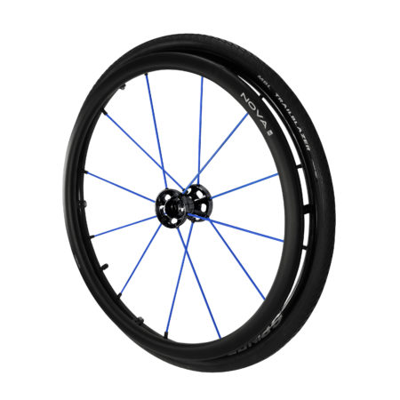 24" Spinergy LX Wheel Blue Spokes With Nova Complete