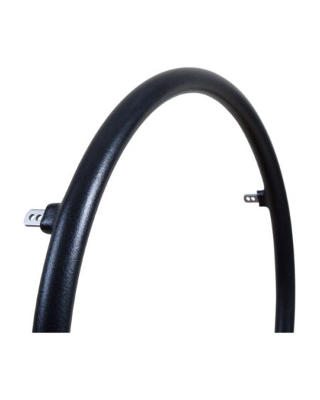 24" Black soft grip Pushrim (6 Tab Fixing)