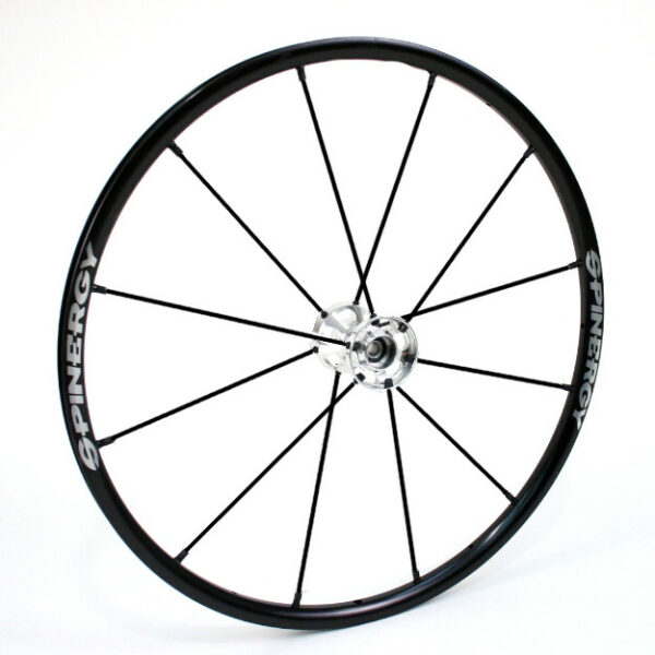24" Spinergy LX Wheel Black Spokes (Silver hub)