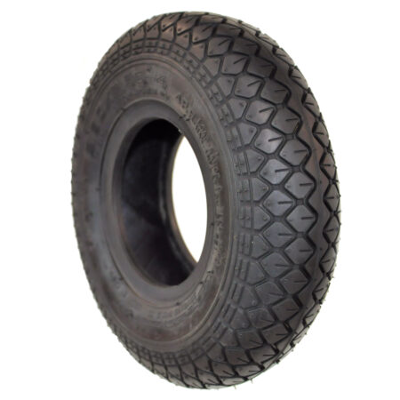 280/250 X 4 Black round block tyre