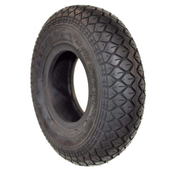 280/250 X 4 Black round block tyre