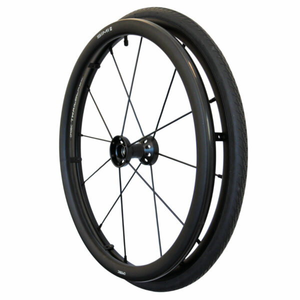 24″ OMOBIC Tensio Ray Wheel Simi Black - Image 2