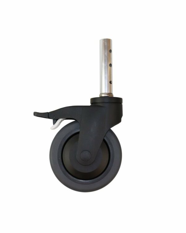 5" Braked wheel for Kakadu shower, commode chair