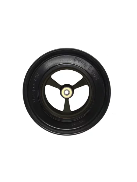 4 X 1.25" Frog Legs Whisper shock absorbing castor wheel (Black)