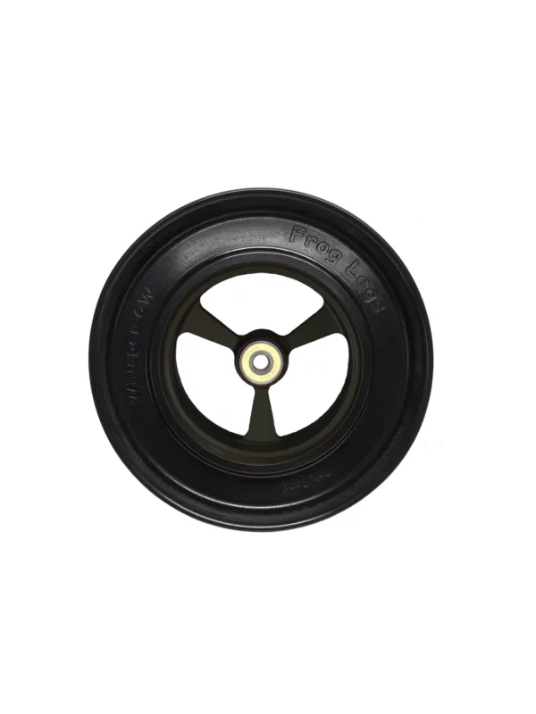 5 X 1.25" Frog Legs Whisper shock absorbing castor wheel (Black)