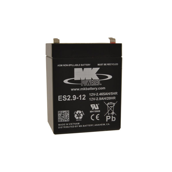 2.9Ah MK AGM Battery