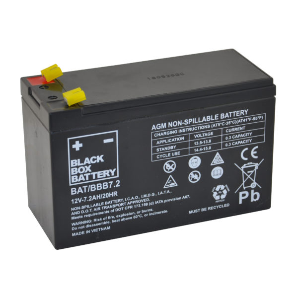 7.2ah Black Box AGM Battery