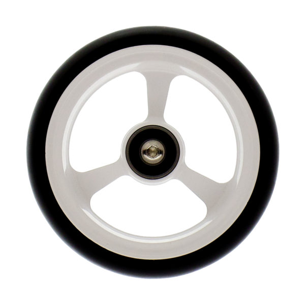 4 X 1.4" Frog Legs Powder Coated Castor Wheel (White)