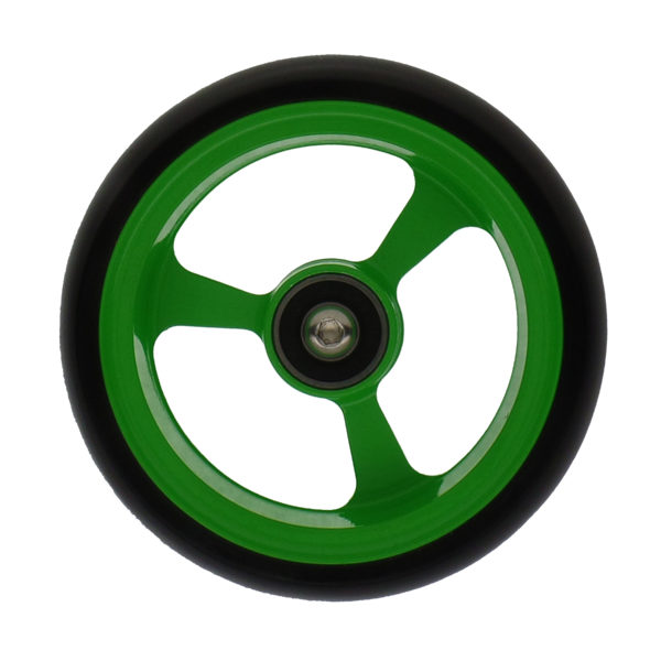 5 X 1.4" Frog Legs Powder Coated Castor Wheel (Green)