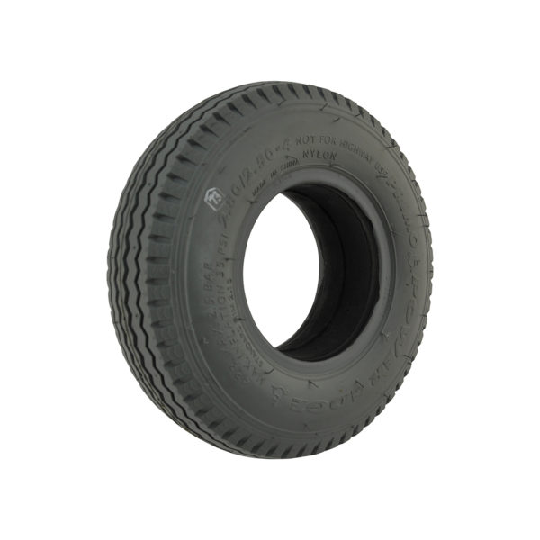 280/250 X 4 Grey Infilled Saw Tooth Tyre