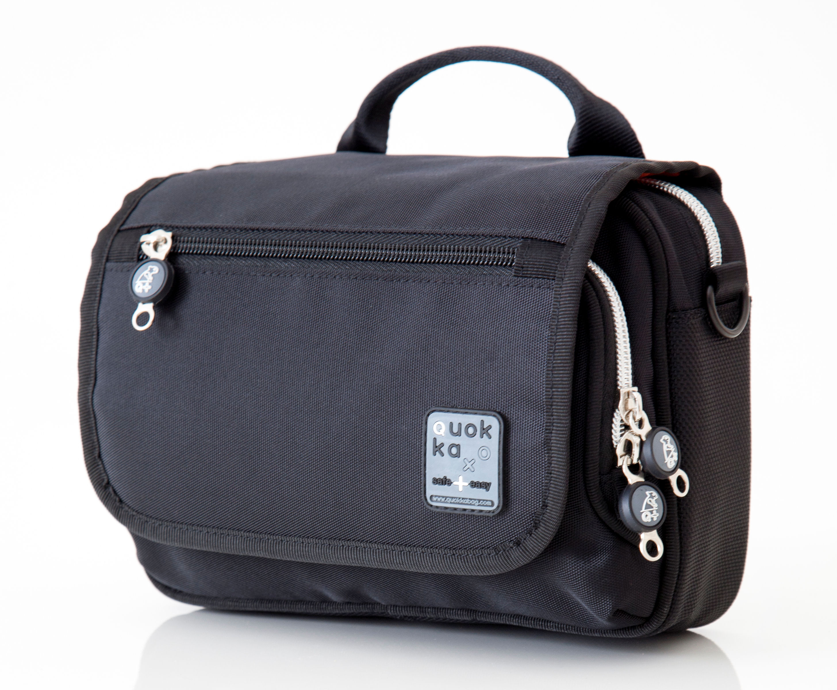 Horizontal Quokka Bag (Black) - Flexel Mobility