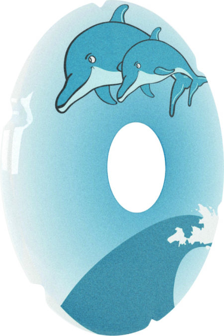 20" Dolphin Decal Spoke Protector (Pair)
