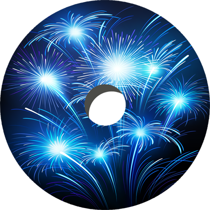 20" Fireworks Decal Spoke Protector (Pair)