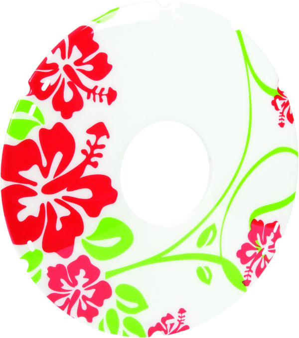 22" Flower Decal Spoke Protector (Pair)