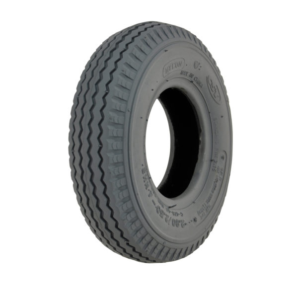 280/250 X 4 Grey Sawtoooth Tyre