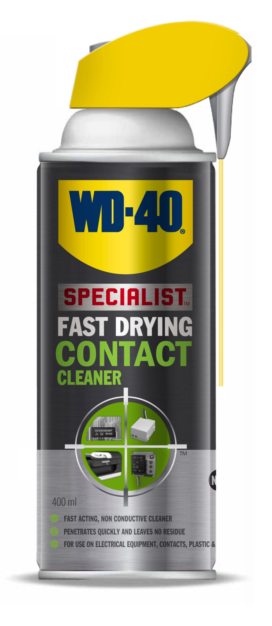 Wd40 outlet for cleaning