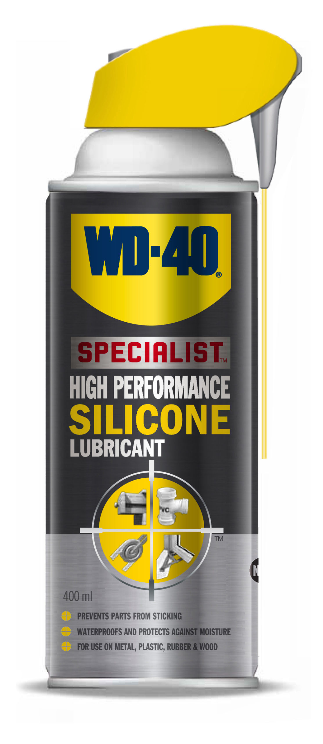 WD40 Silicone Spray (400Ml) - Wholesaler & distributor of mobility products  & spares