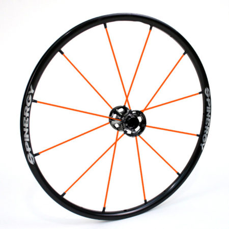 24" Spinergy LX Wheel Orange Spokes